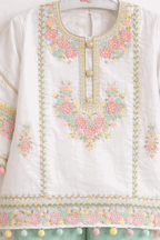 Girl Embroidery 2 pcs Set - Kiddiesco
