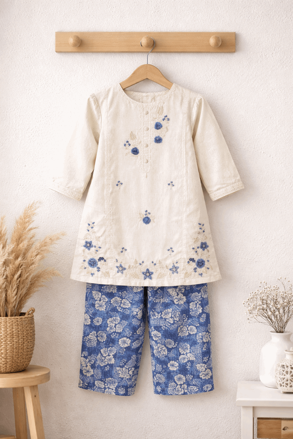 Girl Embroidery Fancy Suit 2Pcs - Kiddiesco