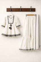 Girl Embroidery Fancy Suit 3Pcs - Kiddiesco