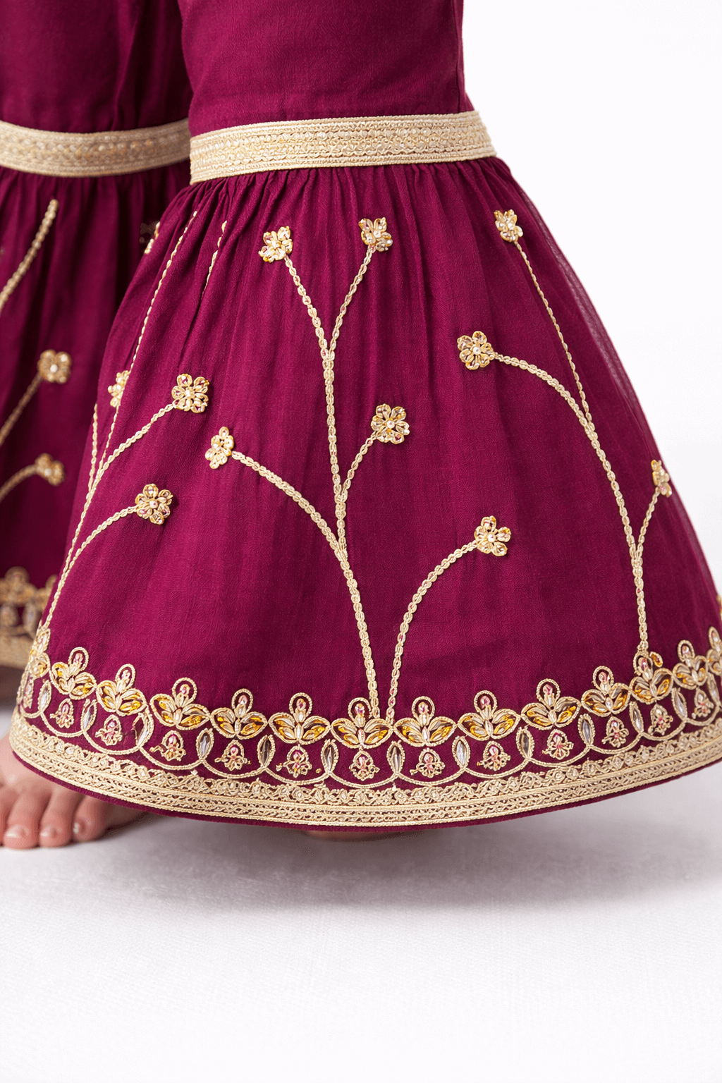 Girl Embroidery Fancy Suit Set - Kiddiesco