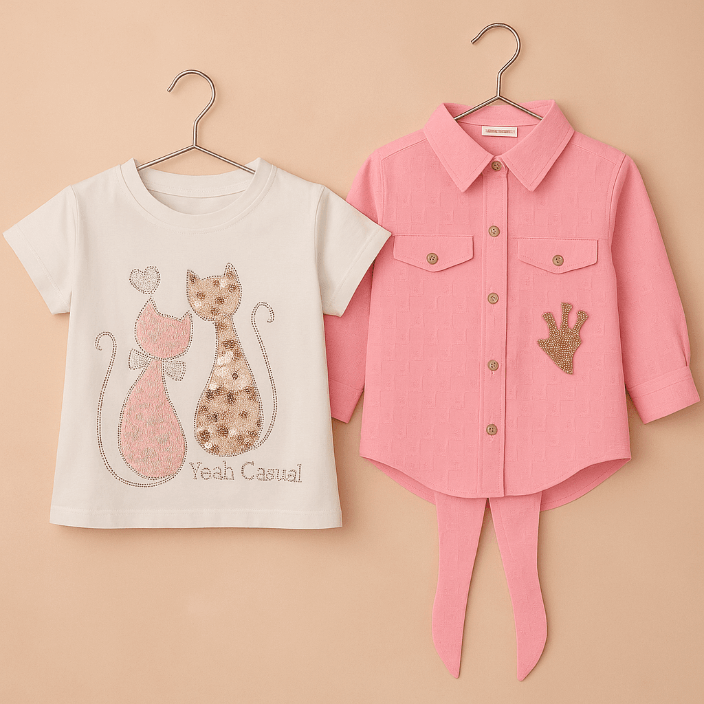 Girl Party Wear Shirt KDC 050 Secondary image