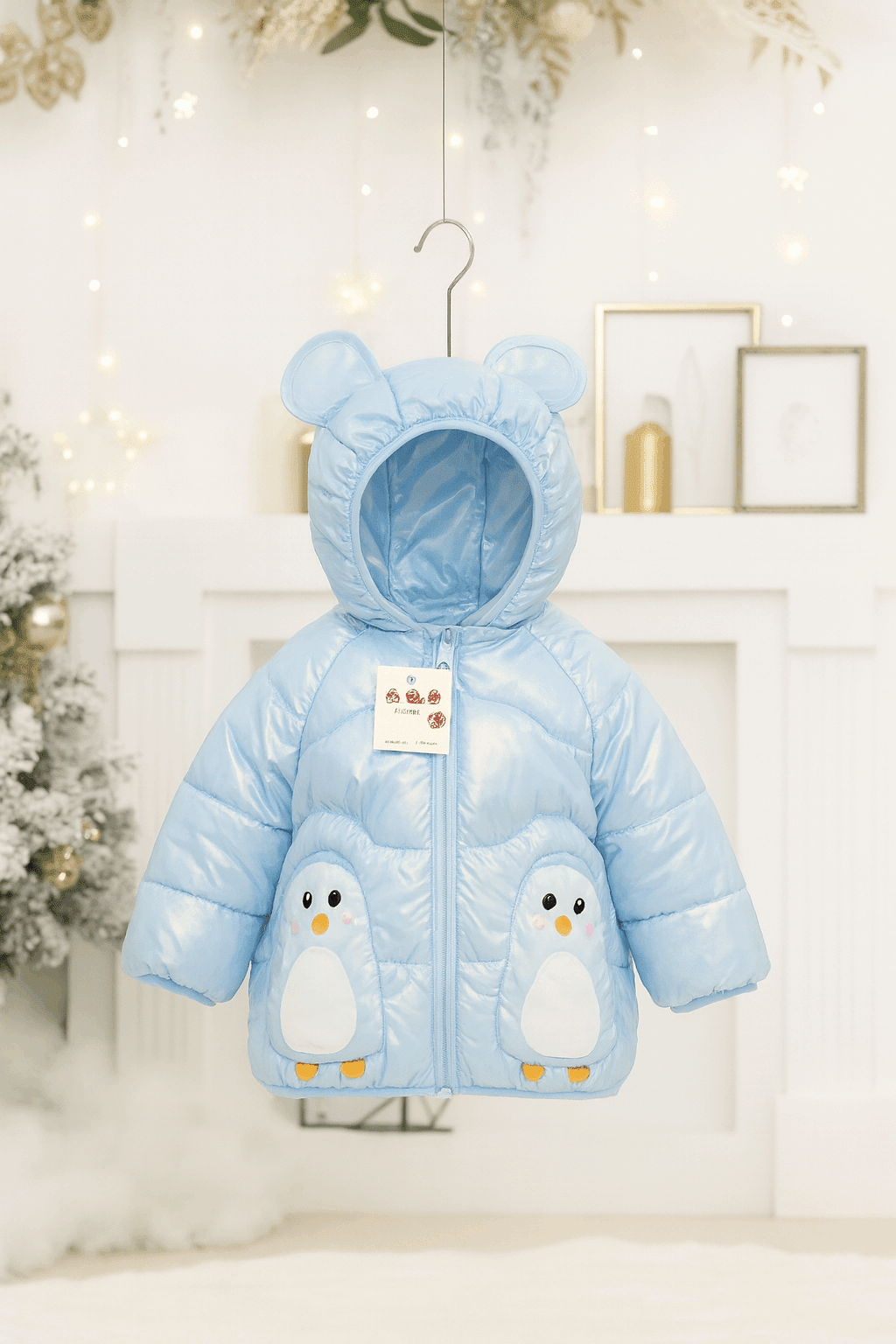 Girl Quilted Jacket Blue KDC 013 - Kiddiesco