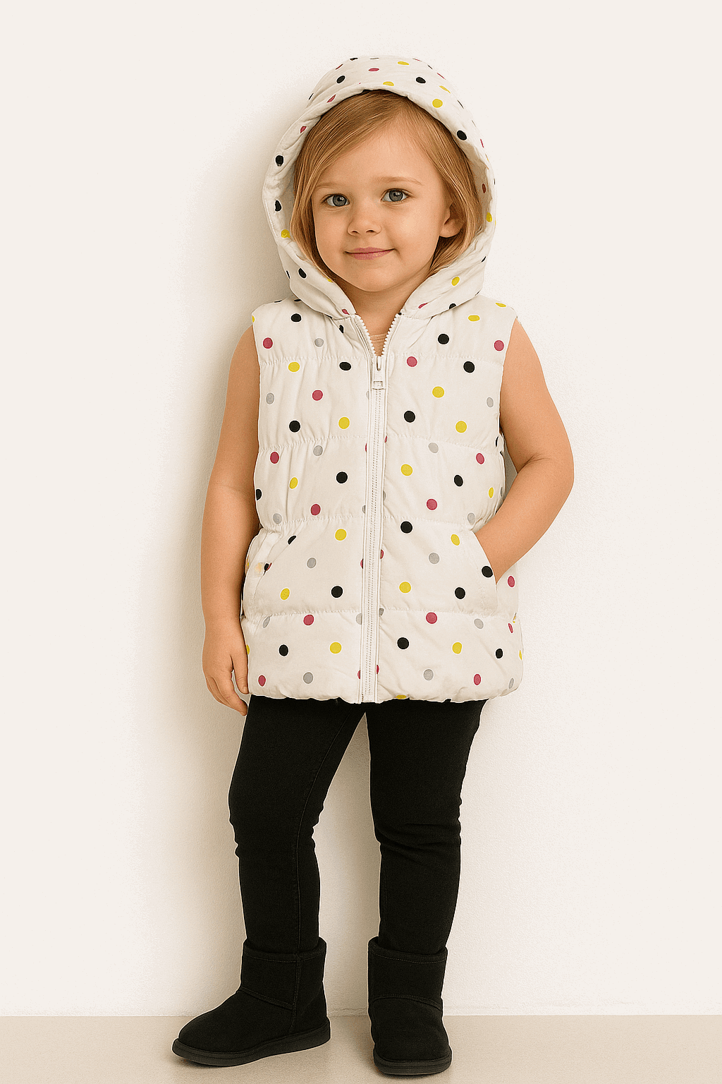 Girl Quilted Jacket KDC 034 - Kiddiesco