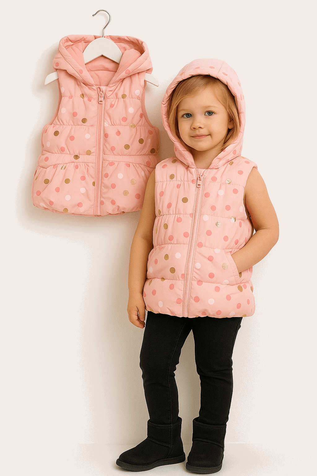 Girl Quilted Jacket KDC 035 - Kiddiesco