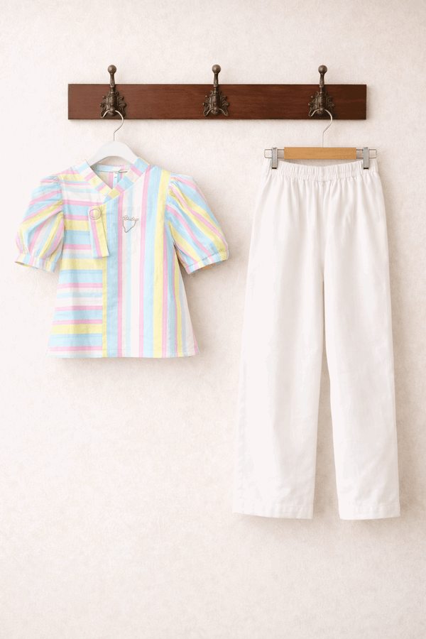 Girl Shirt & Trouser 2 Pcs - Kiddiesco