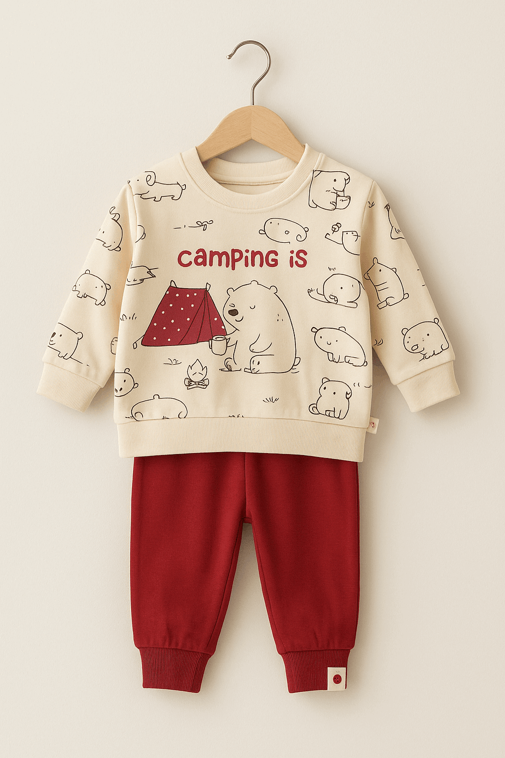 Girl Sweat Shirt Pajama KDC 021 Secondary image