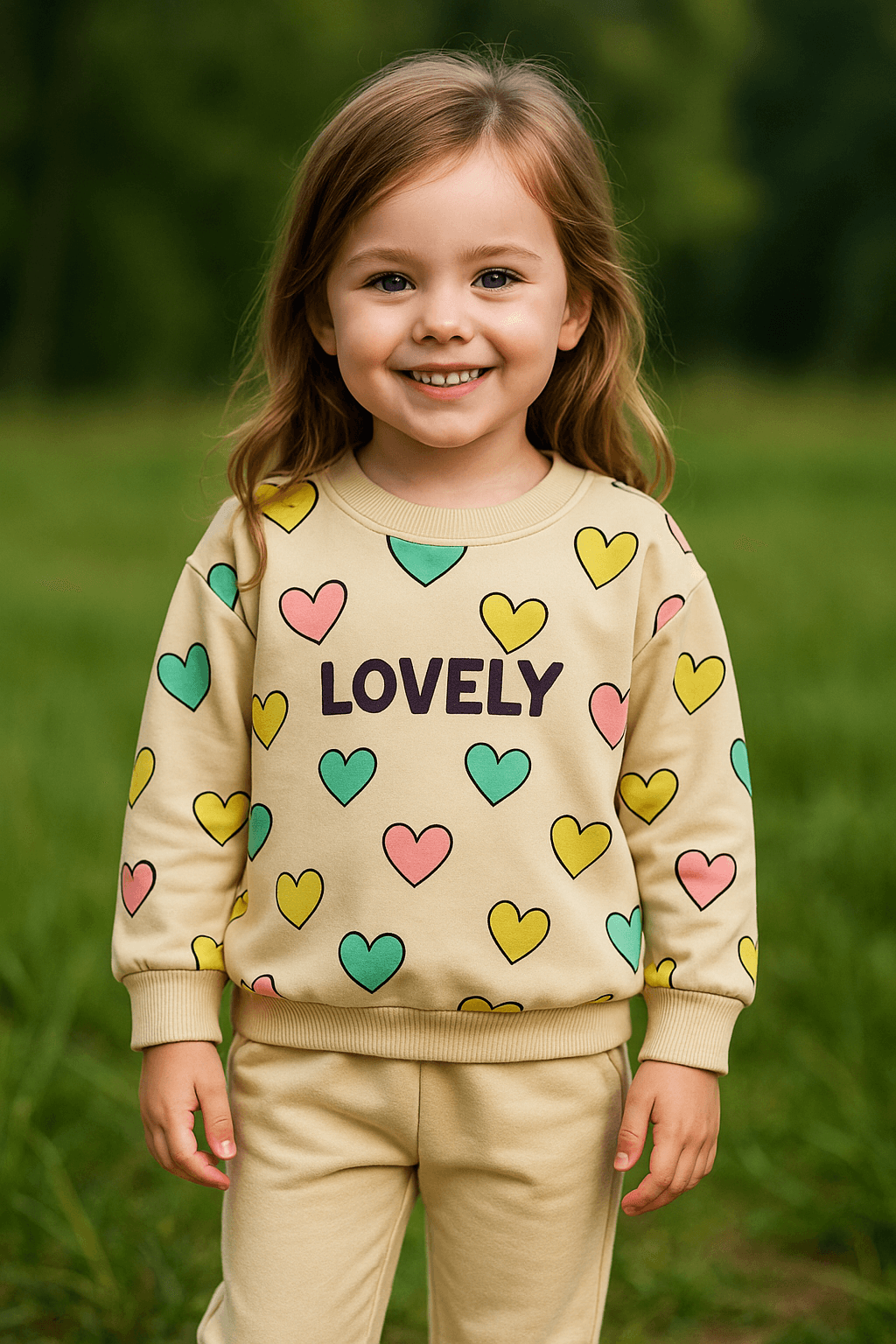 Girl Sweat Shirt Trouser KDC 042 - Kiddiesco