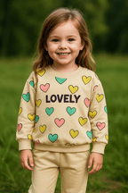 Girl Sweat Shirt Trouser KDC 042 - Kiddiesco