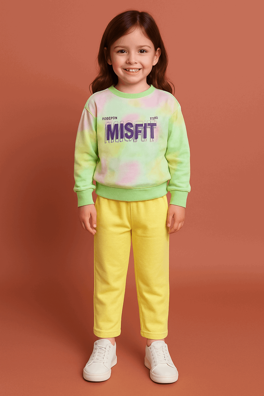 Girl Sweat Shirt Trouser Set KDC 047 - Kiddiesco