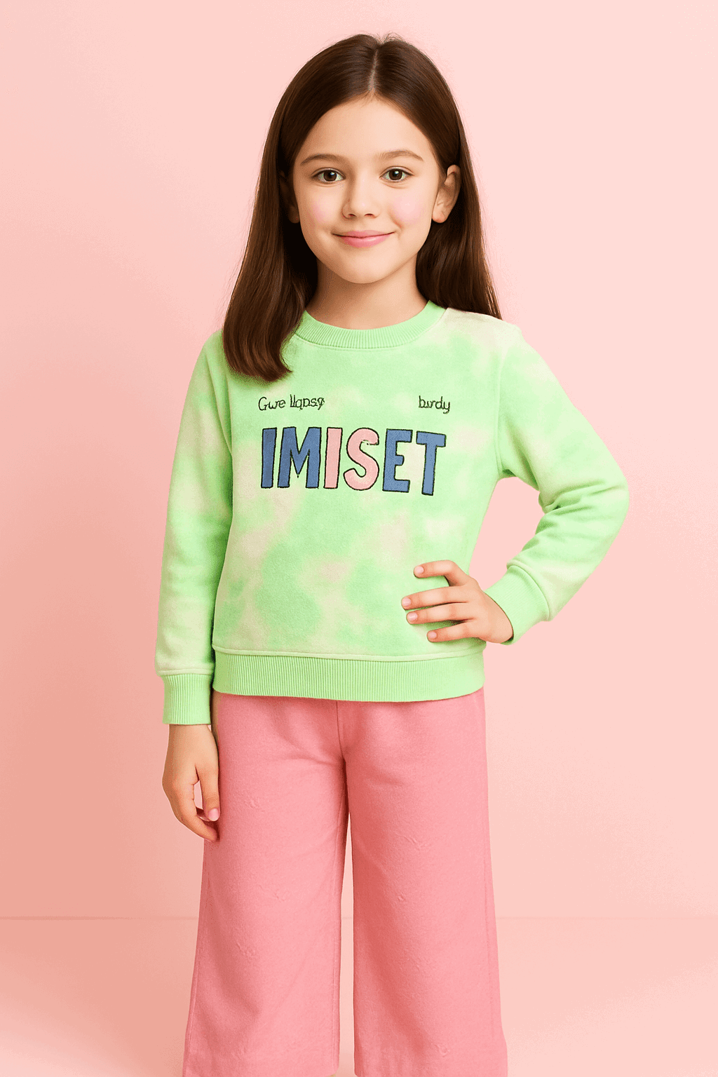 Girl Sweat Shirt Trouser Set KDC 047 - Kiddiesco