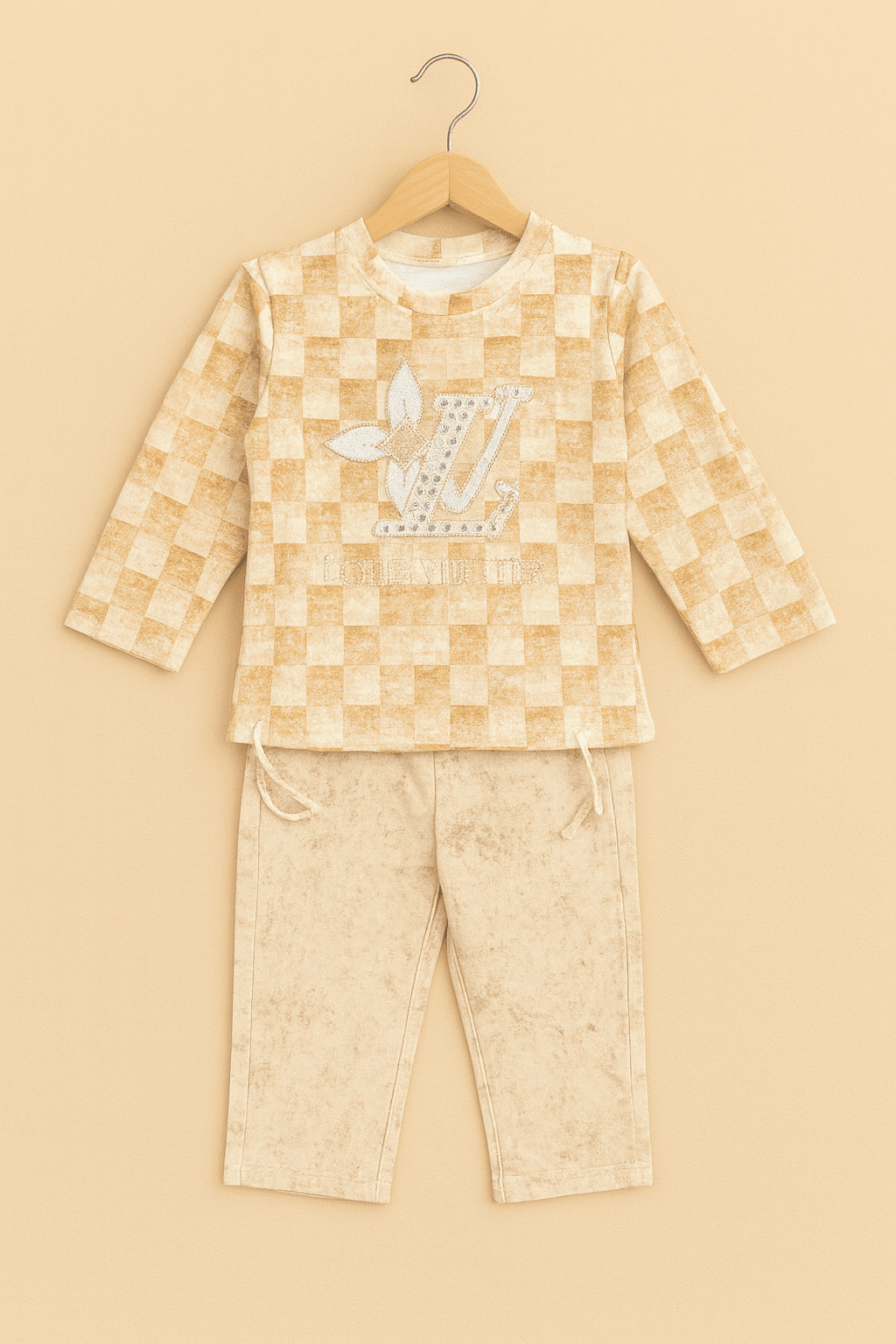 Girl Sweat Shirt Trouser Set KDC 048 - Kiddiesco