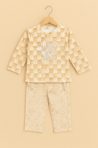 Girl Sweat Shirt Trouser Set KDC 048 - Kiddiesco
