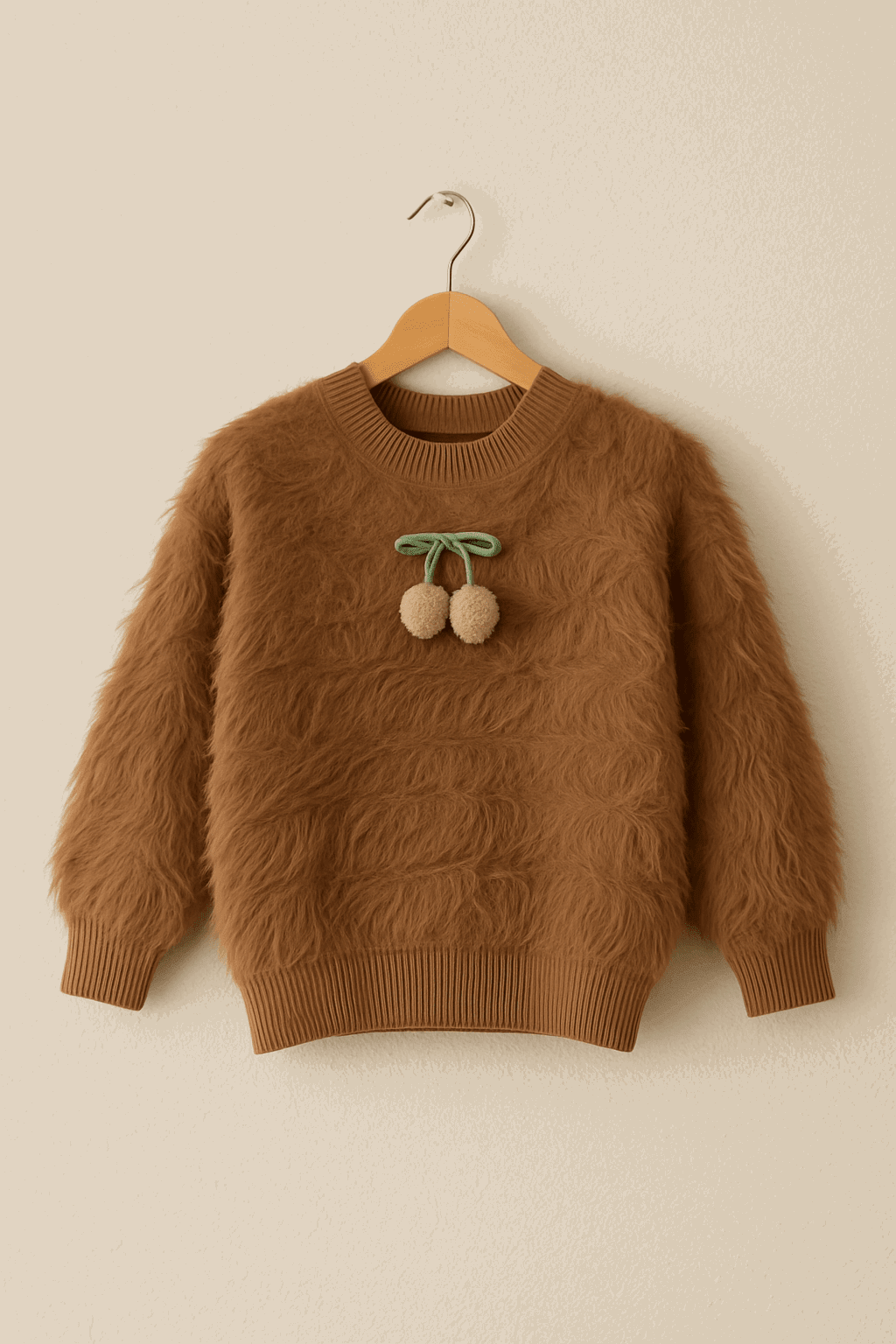 Girl Sweater Brown KDC 039 Secondary image