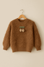 Girl Sweater Brown KDC 039 - Kiddiesco
