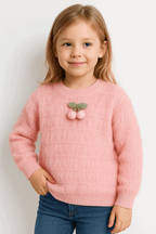 Girl Sweater Pink KDC 040 - Kiddiesco