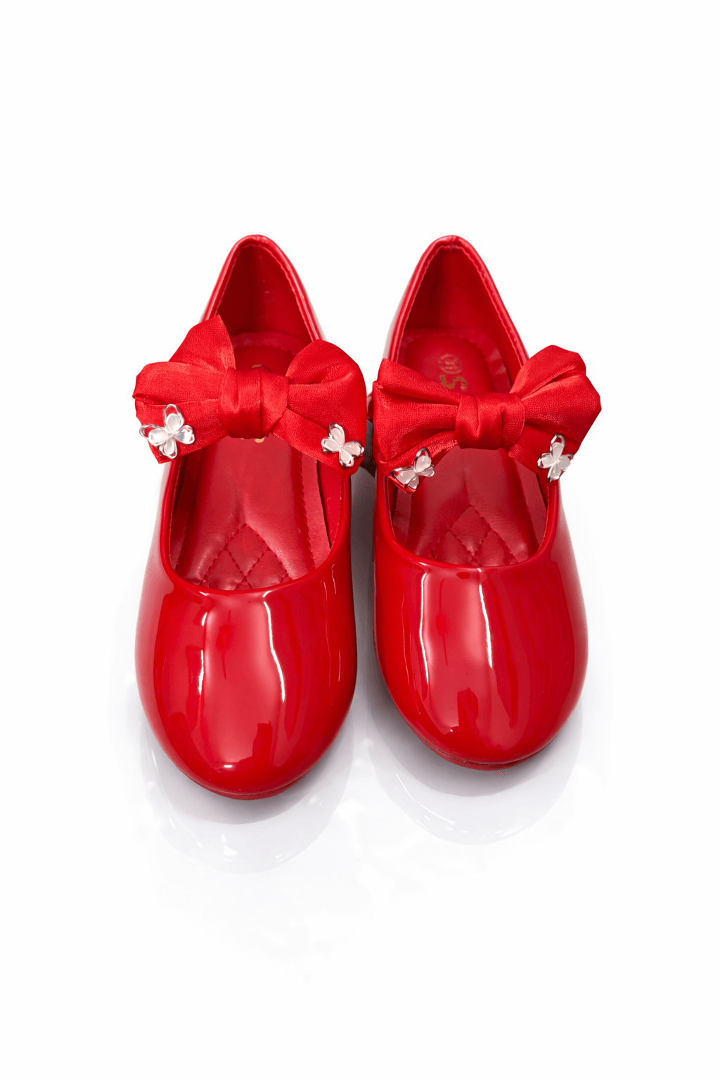 Girls Pumps Red KDS 040 - Kiddiesco