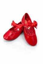 Girls Pumps Red KDS 040 - Kiddiesco