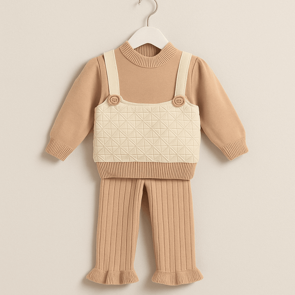 Girls Woolen Sweater & Pajama Set KDC 019 - Kiddiesco