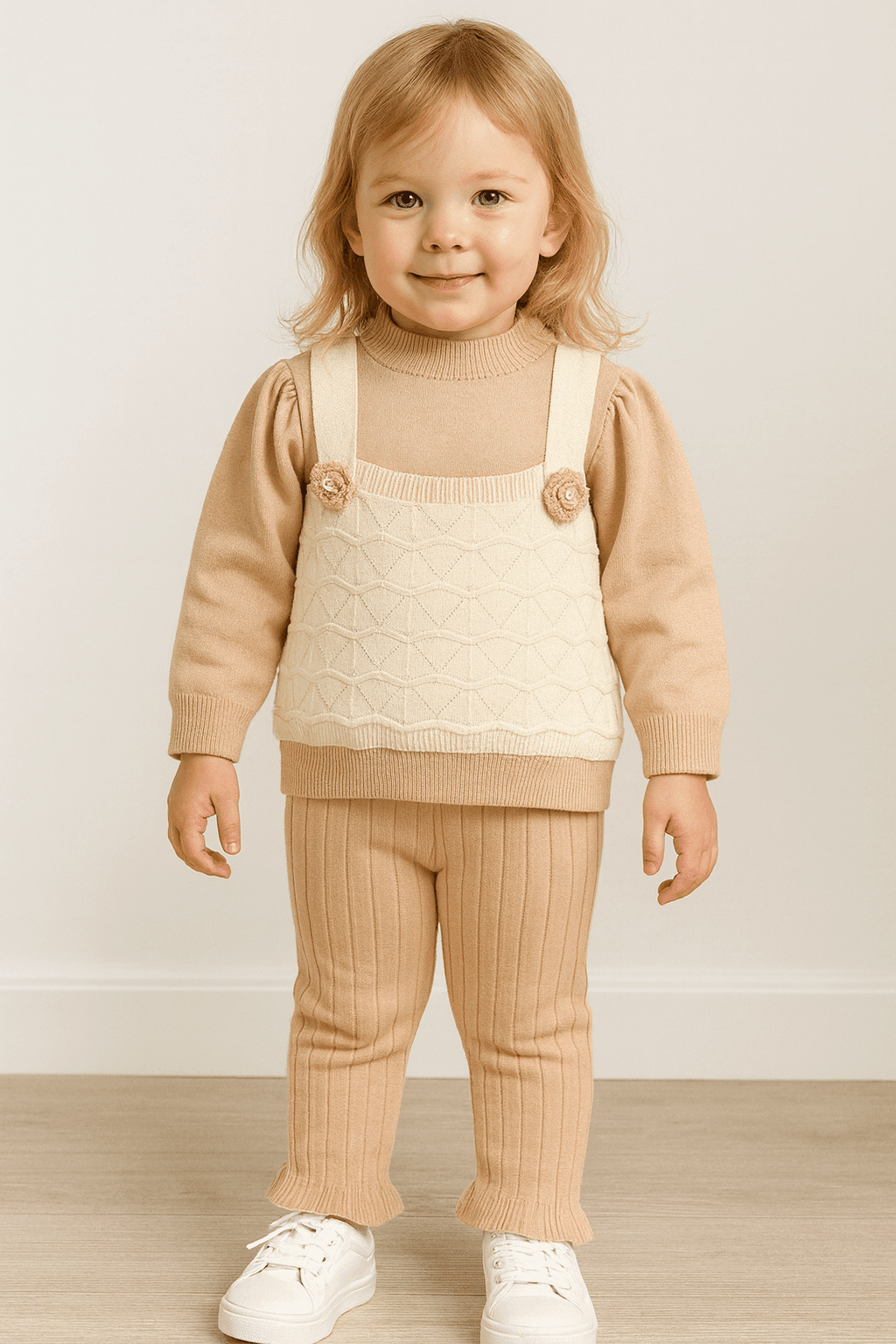 Girls Woolen Sweater & Pajama Set KDC 019 - Kiddiesco