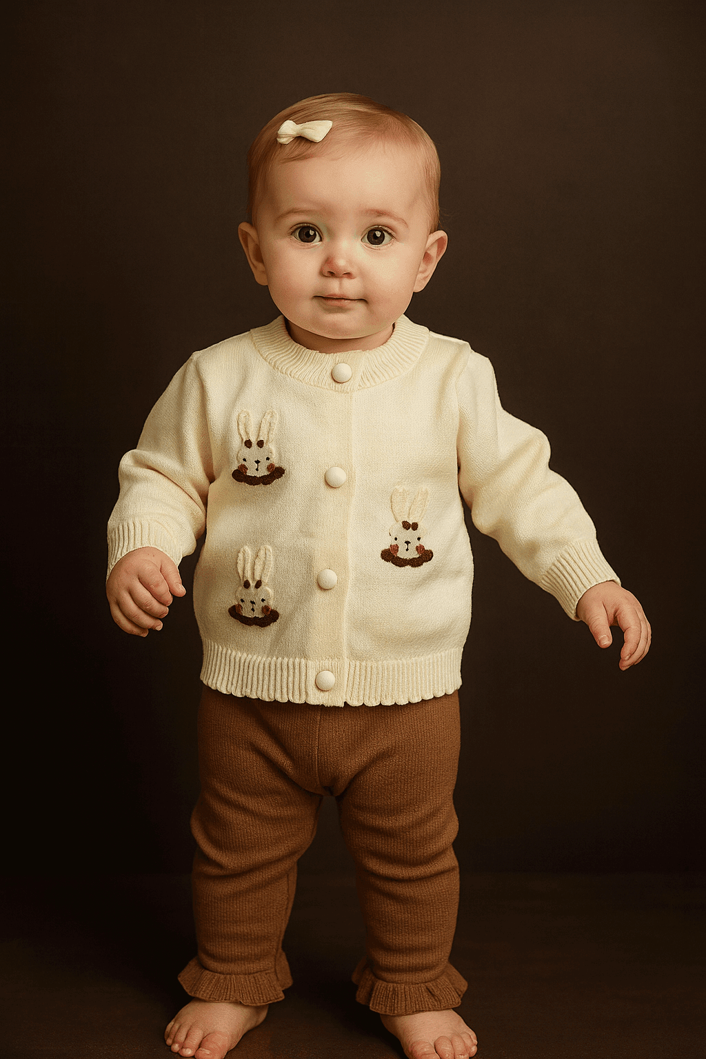 Girls Woolen Sweater & Pajama Set KDC 024 - Kiddiesco