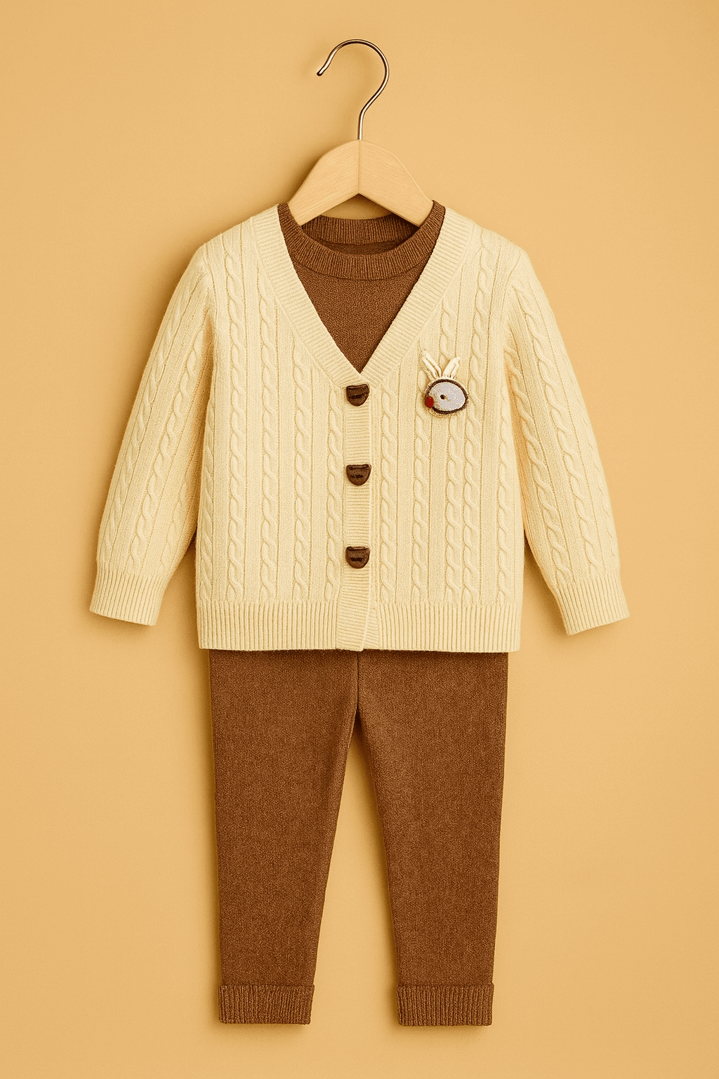 Girls Woolen Sweater & Pajama Set KDC 030 Secondary image