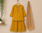 Golden Charm Embroidered Suit - Kiddiesco