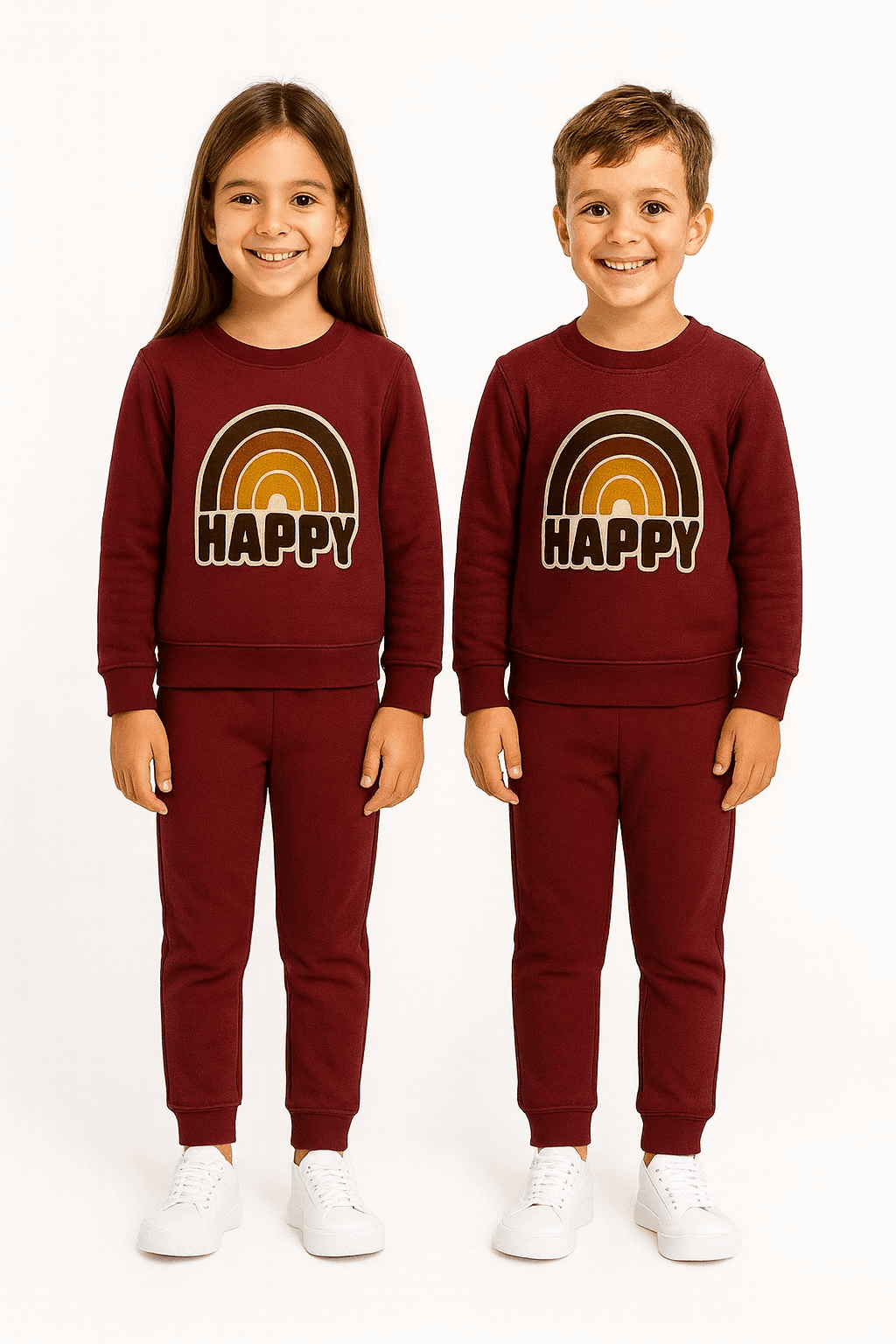 Happy Sweat Shirt & Trouser - Kiddiesco