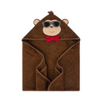 Hooded Towel Unisex Dapper Monkey - Kiddiesco