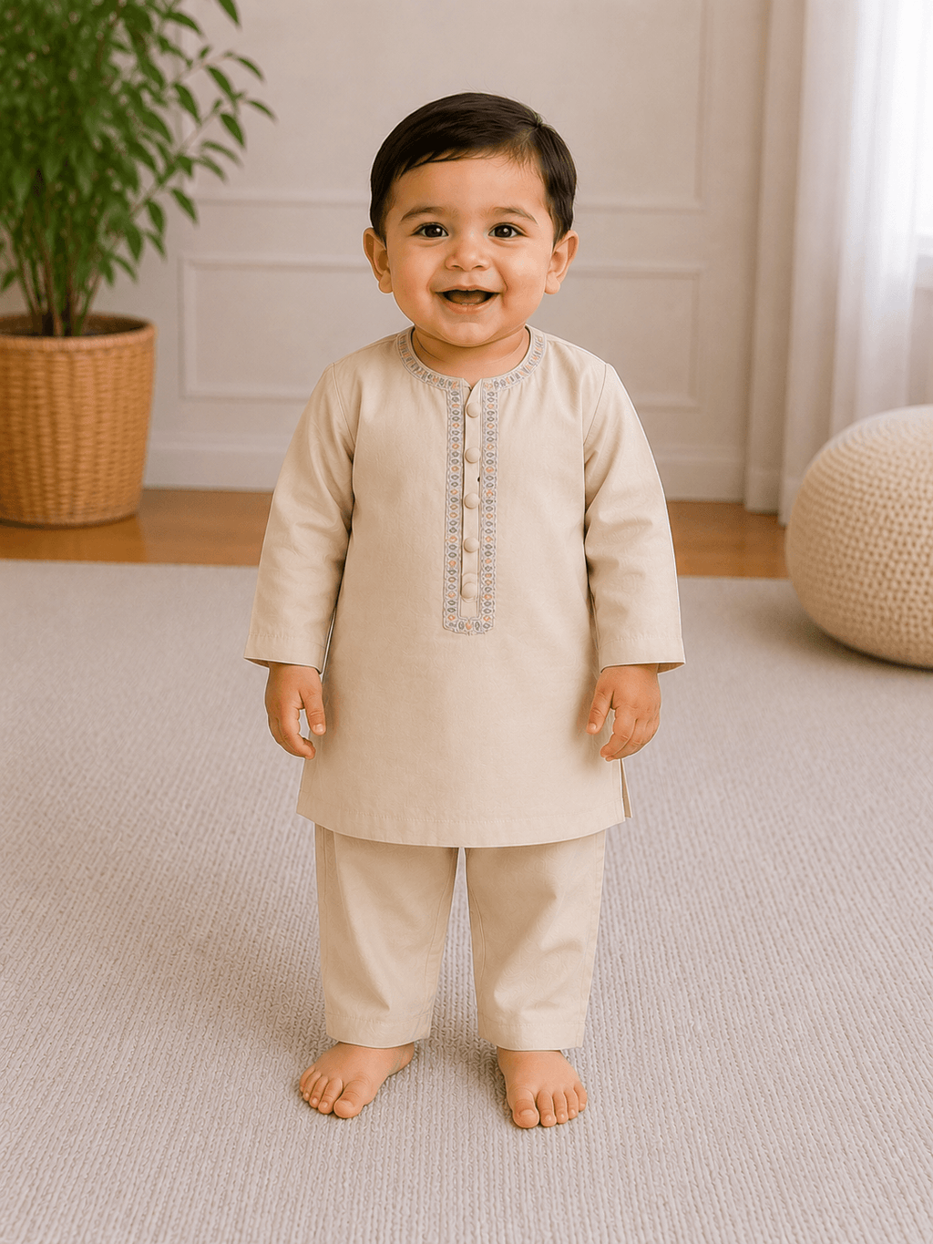 Infant Boys Embroidered Shalwar Kameez - Kiddiesco