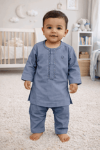 Infant Boys Embroidered Shalwar Kameez - Kiddiesco