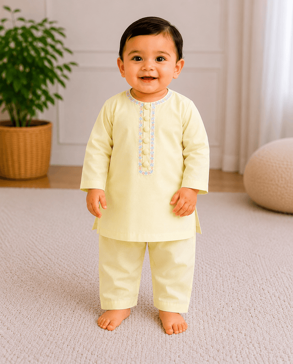 Infant Boys Embroidered Shalwar Kameez - Kiddiesco