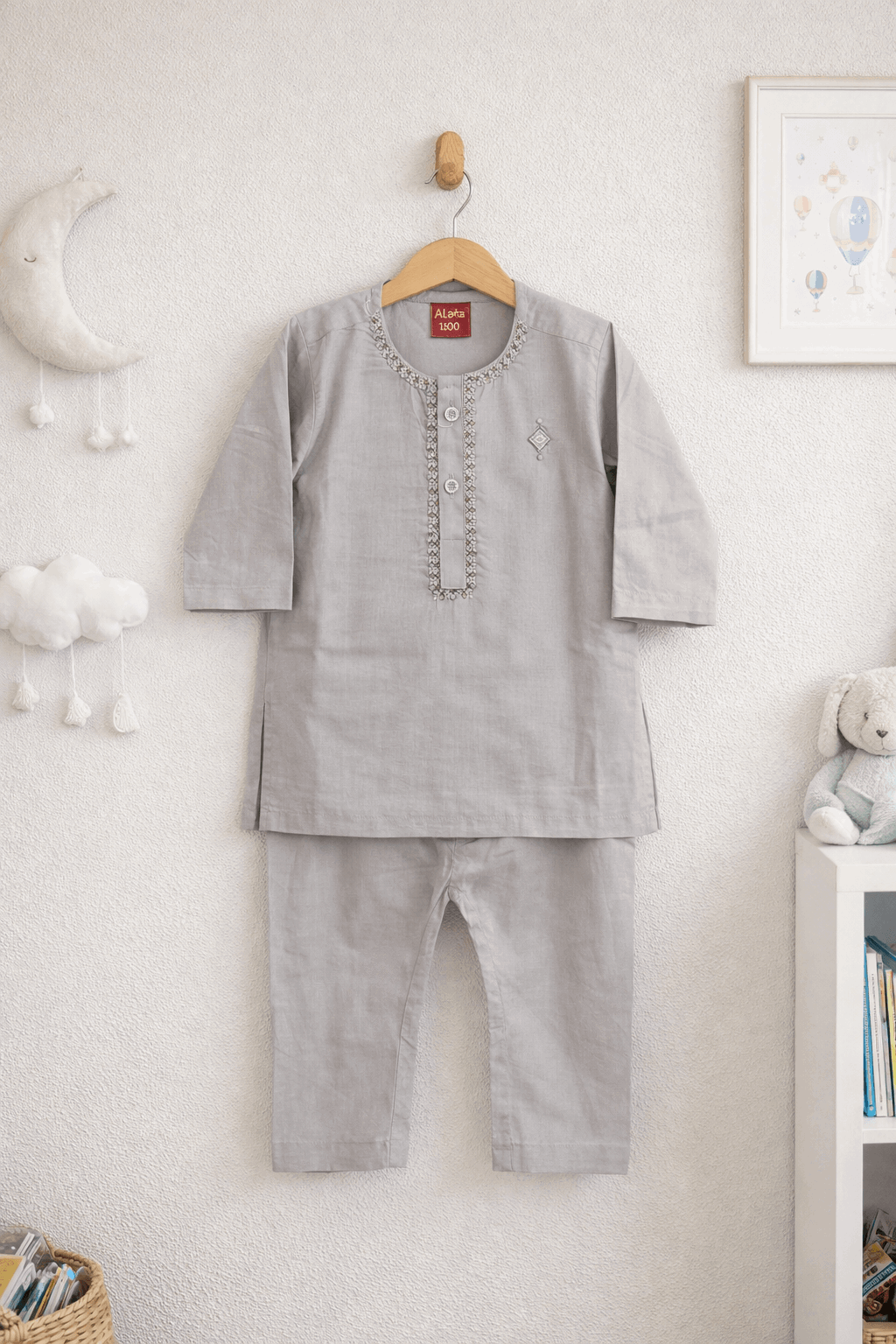 Infant Boys Embroidered Shalwar Kameez - Kiddiesco