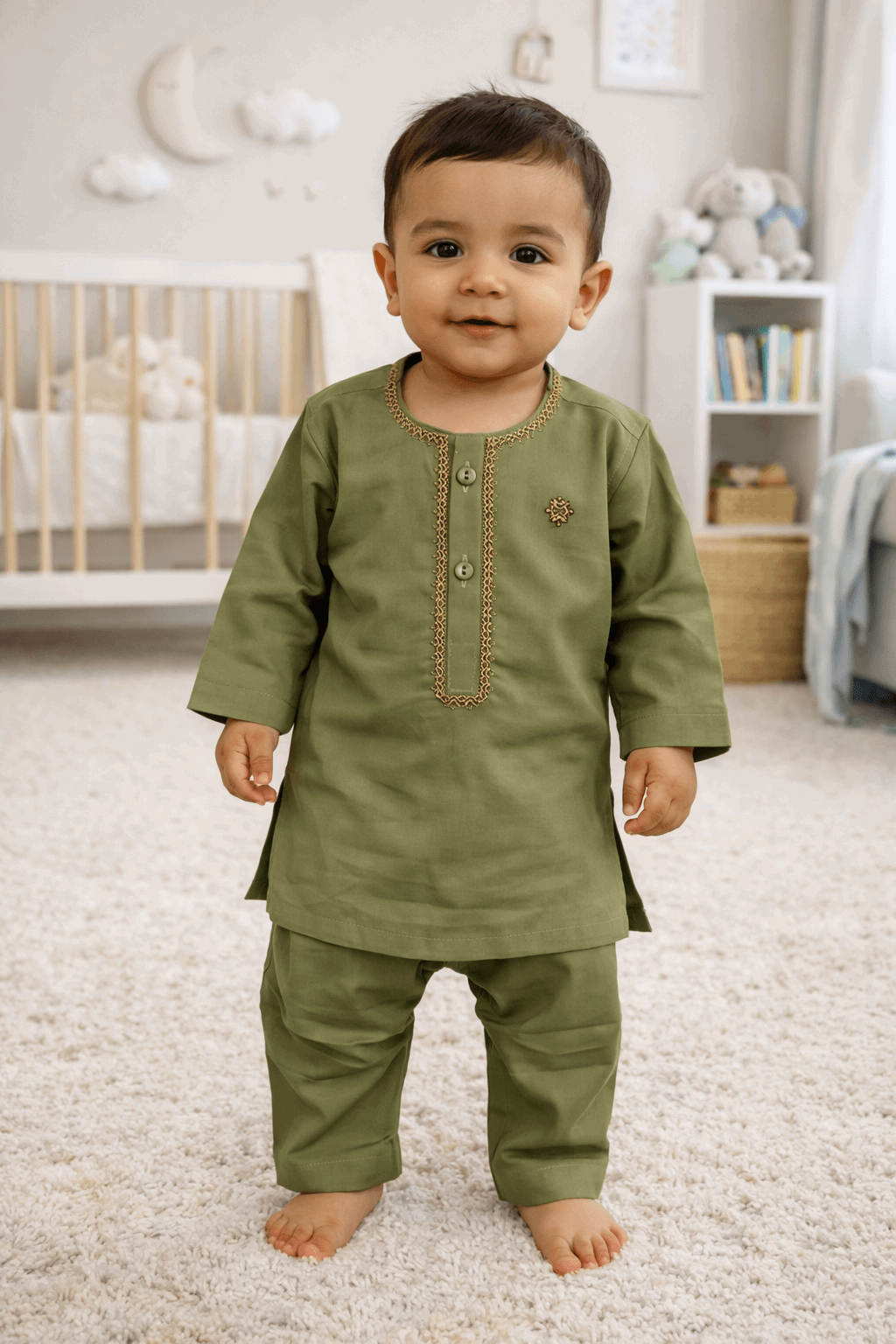 Infant Boys Embroidered Shalwar Kameez - Kiddiesco