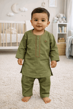 Infant Boys Embroidered Shalwar Kameez - Kiddiesco