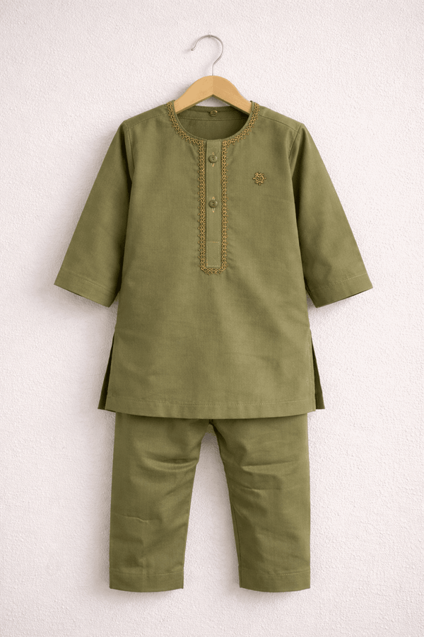 Infant Boys Embroidered Shalwar Kameez - Kiddiesco
