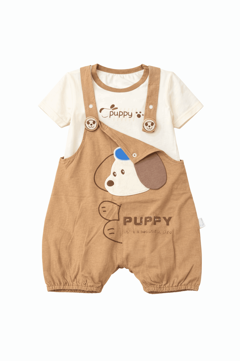 Joyful Toddler Puppy Themed Outfit - Kiddiesco