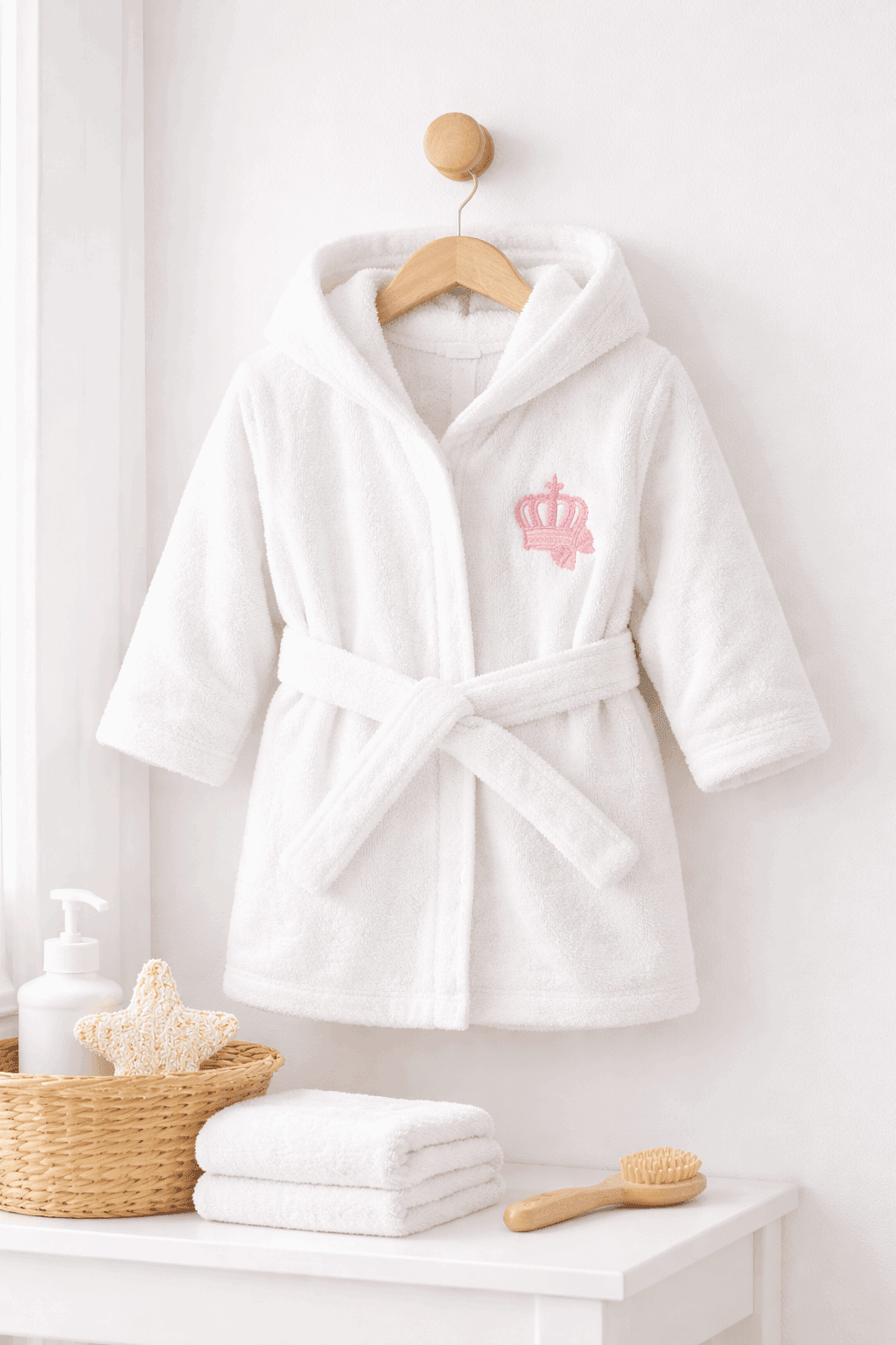 Kids Embroidery Bathrobe - Kiddiesco