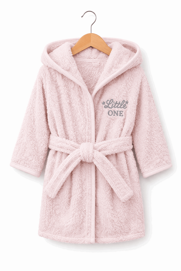 Kids Embroidery Bathrobe - Kiddiesco