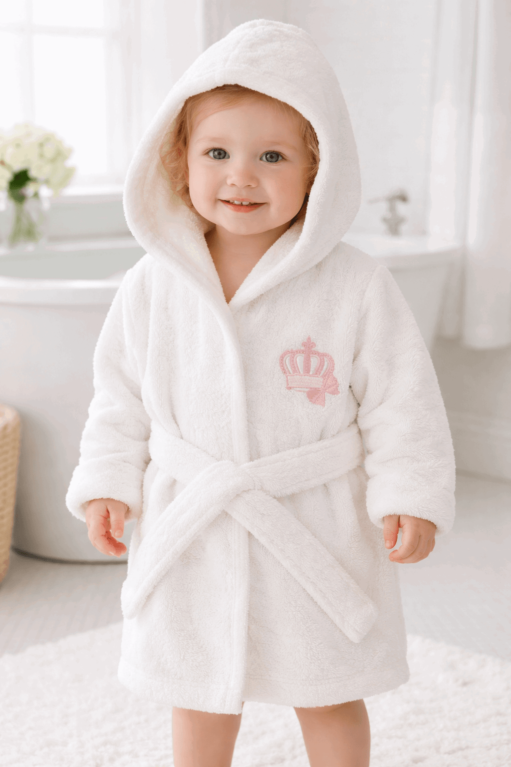 Kids Embroidery Bathrobe - Kiddiesco Main image