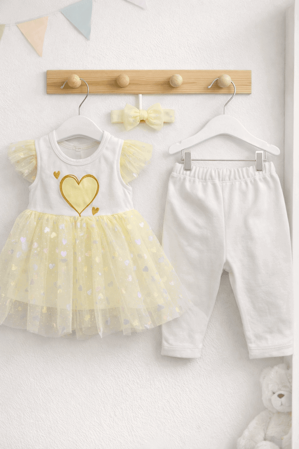 Little Baby Frock 3Pcs - Kiddiesco