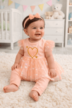 Little Baby Frock 3Pcs - Kiddiesco