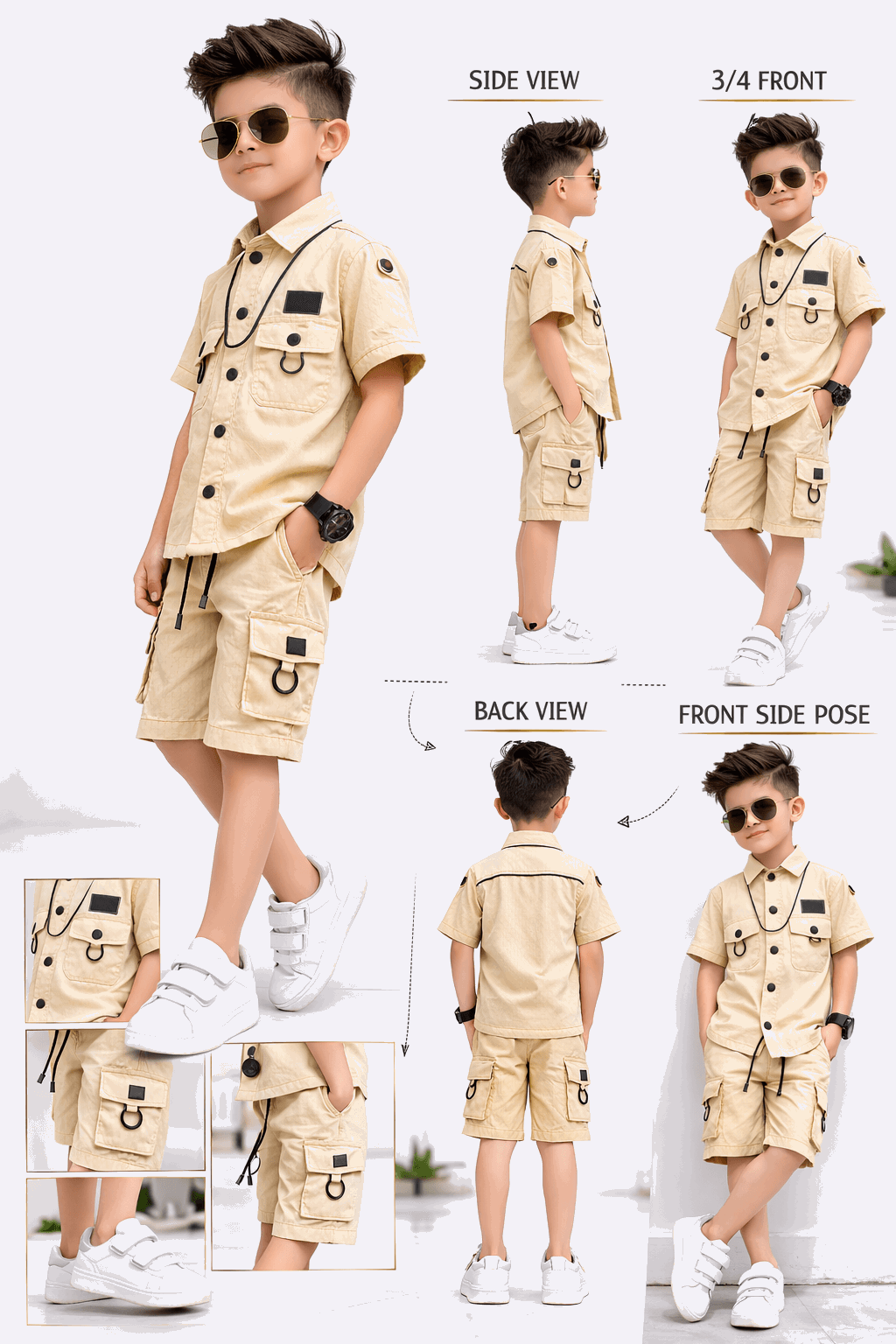Little Explorer Utility Set Beige - Kiddiesco