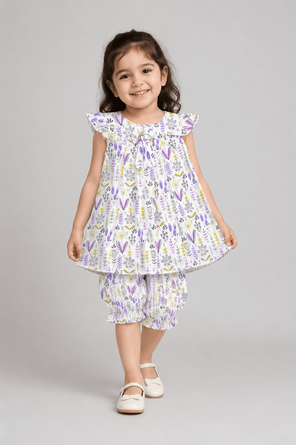 Little Floral two Piece Children's Outfit - Kiddiesco