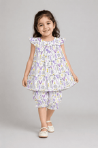Little Floral two Piece Children's Outfit - Kiddiesco