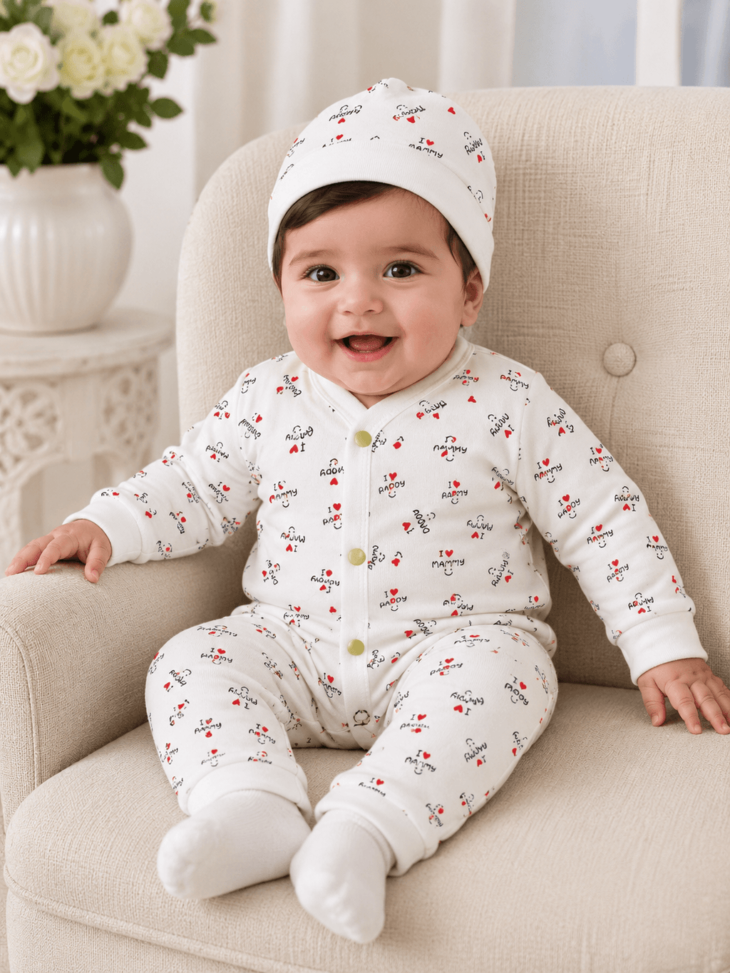 Little Love Printed Outfit - Kiddiesco