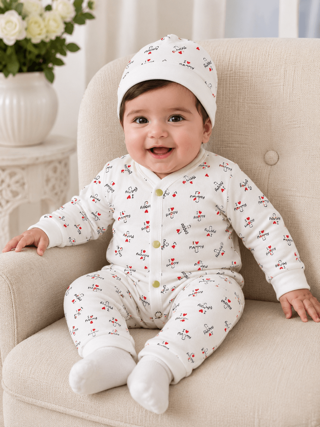 Little Love Printed Outfit - Kiddiesco