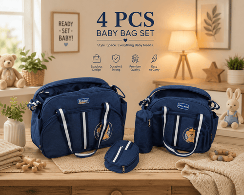 Little Prince Premium Navy Baby Bag Set - Kiddiesco