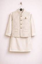 Little Prince Waistcoat Shalwar Suit - Kiddiesco