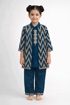 Little Princess Embroidered Fancy Suit - Kiddiesco