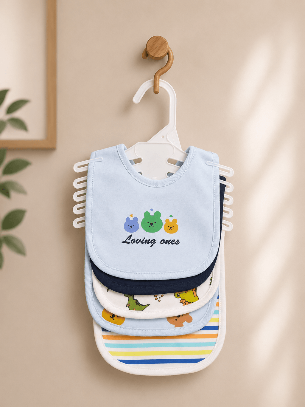 Loving Baby Bibs Pack OF 5 - Kiddiesco